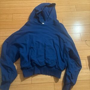 Classic Blue Men's Hoodie Sweater